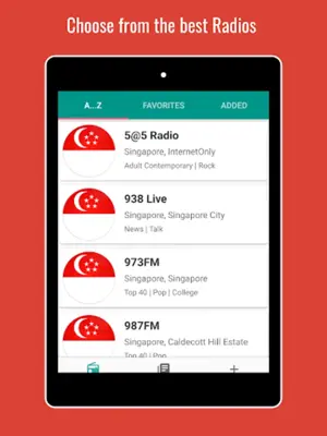 Singapore Radio android App screenshot 0