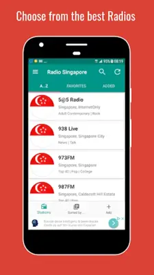 Singapore Radio android App screenshot 8